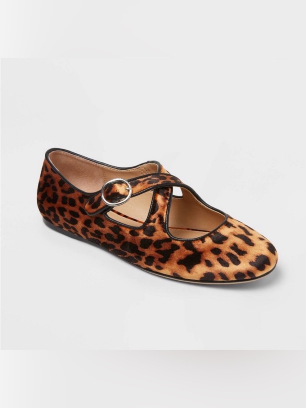 NWT Women’s A New Day Tasmin Leopard Print Flats Sz 8
